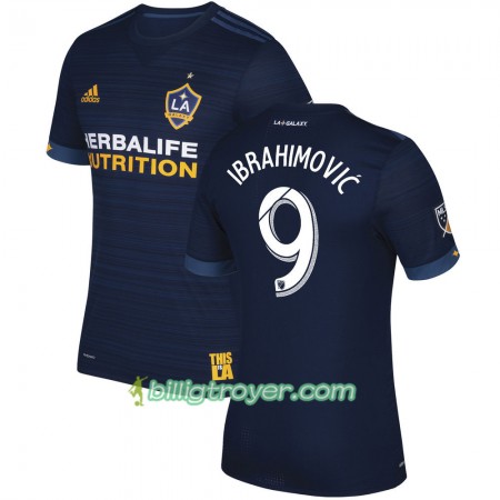 Billige Fotballdrakter Los Angeles Galaxy Zlatan Ibrahimovic 9 Bortedraktsett 2017/18 Kortermet